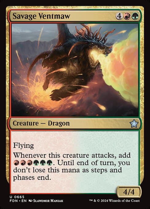 Savage Ventmaw 2022 Magic: The Gathering