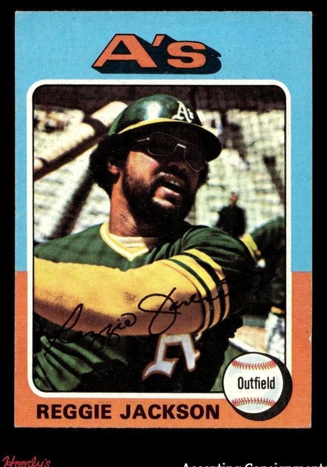 Reggie Jackson 1975 topps Topps Mini