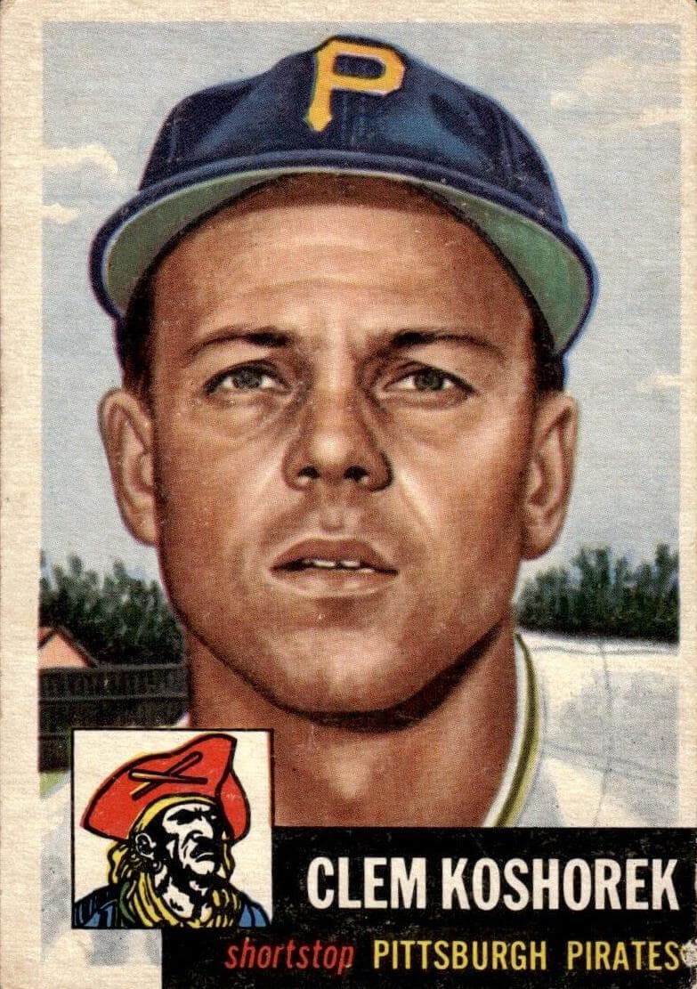 Clem Koshorek 1953 topps Topps