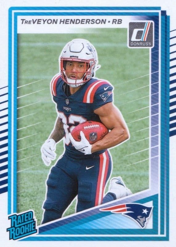 TreVeyon Henderson 2025 panini Donruss Optic Preview - Red Wave