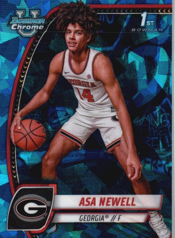 Asa Newell 2024 bowman Bowman University Chrome Sapphire