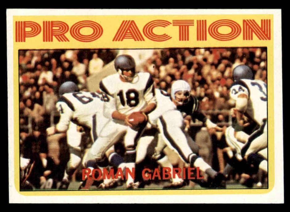 Roman Gabriel 1972 topps