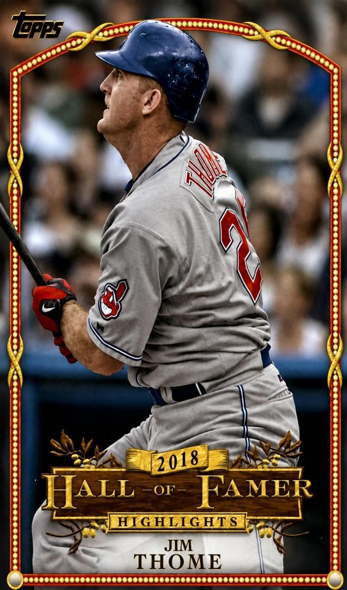Jim Thome 2018 topps Topps Update