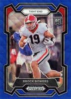 Brock Bowers 2024 panini Prizm Draft Picks Red Finite