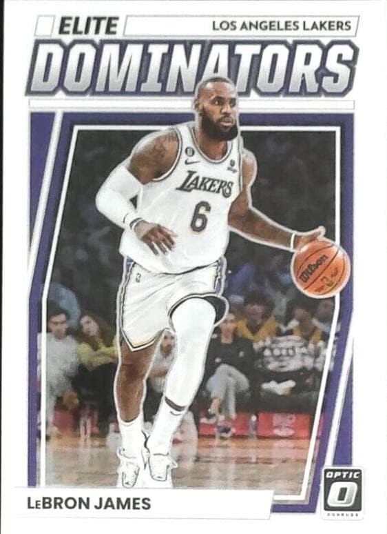 LeBron James 2022 panini Donruss Optic