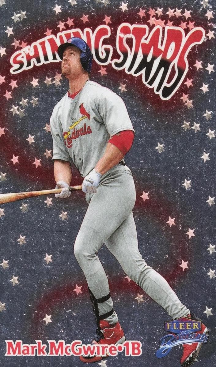 Mark McGwire 1999 fleer Fleer Brilliants