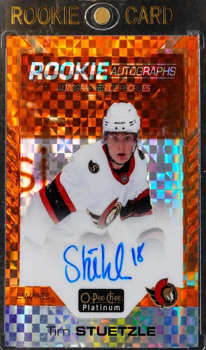 Tim Stutzle 2020 topps O-Pee-Chee Platinum