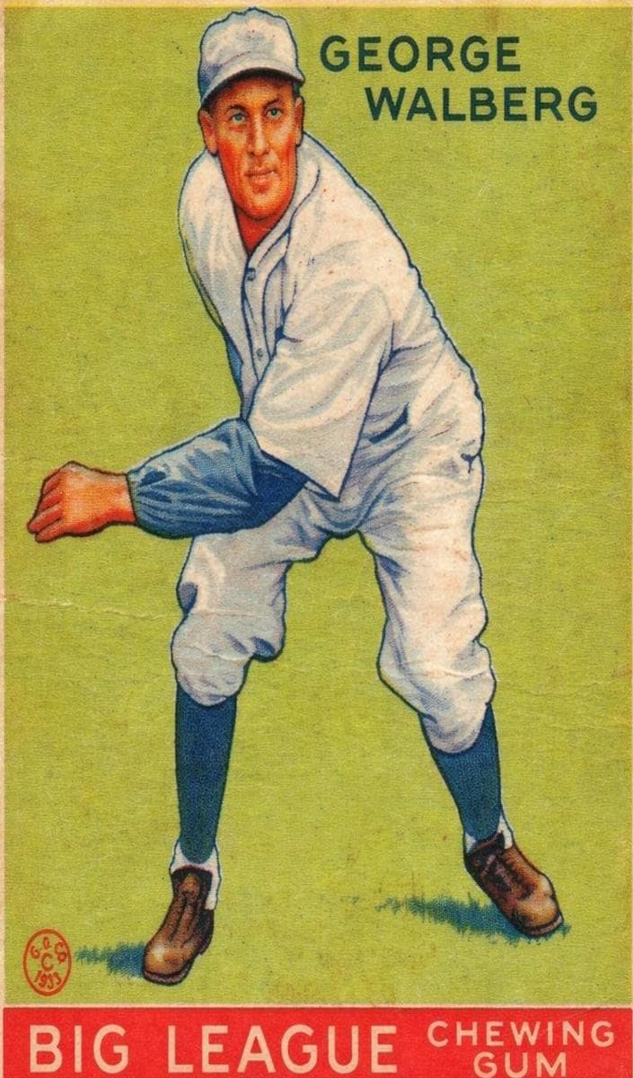 George Walberg 1933 unknown Goudey