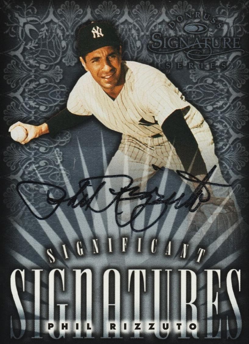 Phil Rizzuto 1998 panini Signature Significant Signatures