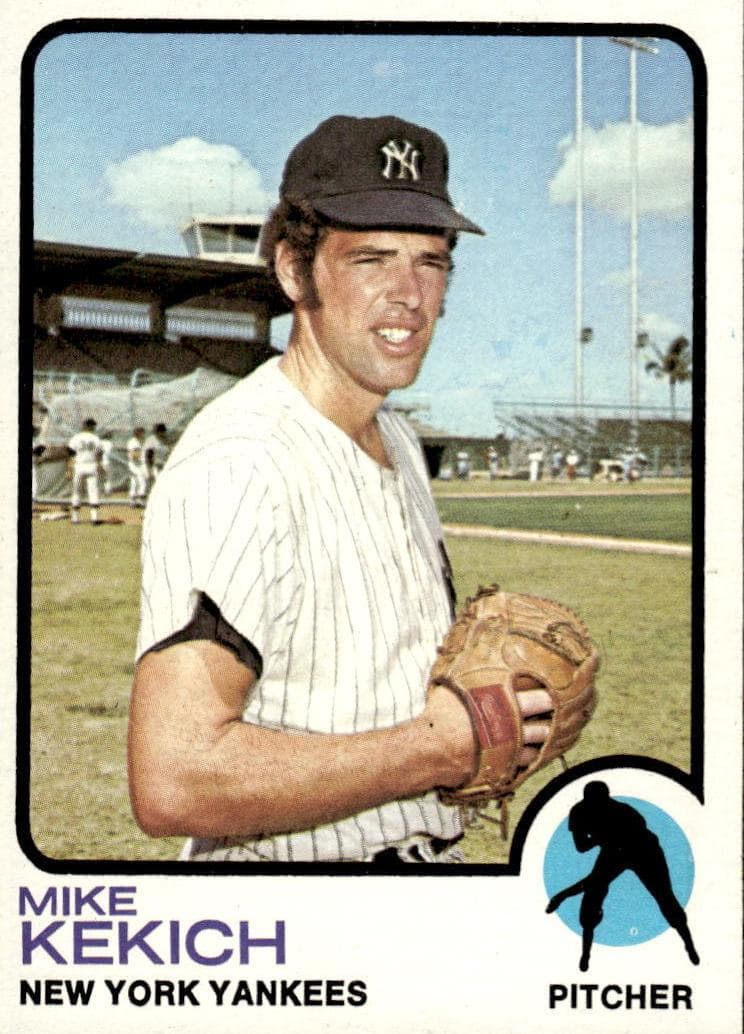 Mike Kekich 1973 topps Topps