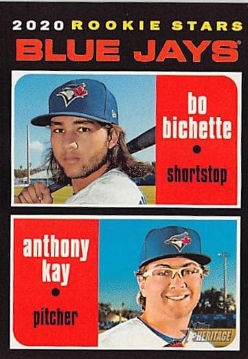 Blue Jays 2020 Rookie Stars (Bo Bichette / Anthony Kay) #52