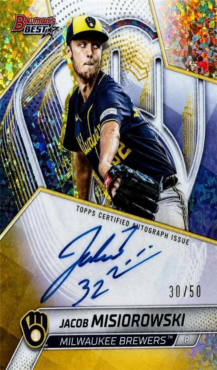 Jacob Misiorowski 2025 Bowman Best auto card