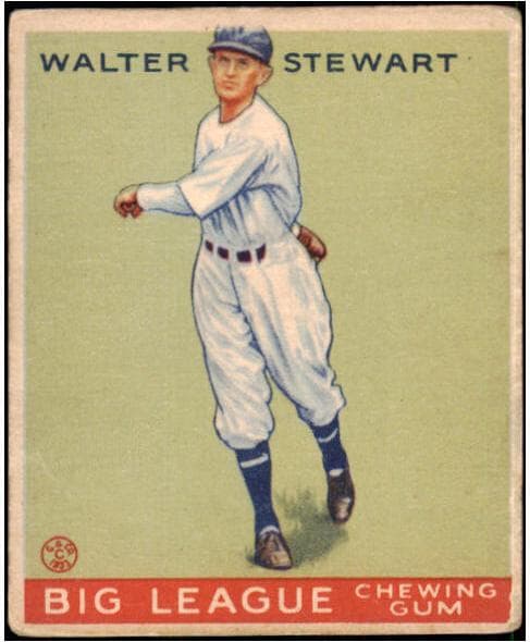 Walter Stewart 1933 unknown Goudey