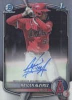 Hayden Alvarez trading card