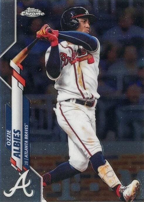 Ozzie Albies 2020 topps Topps Chrome
