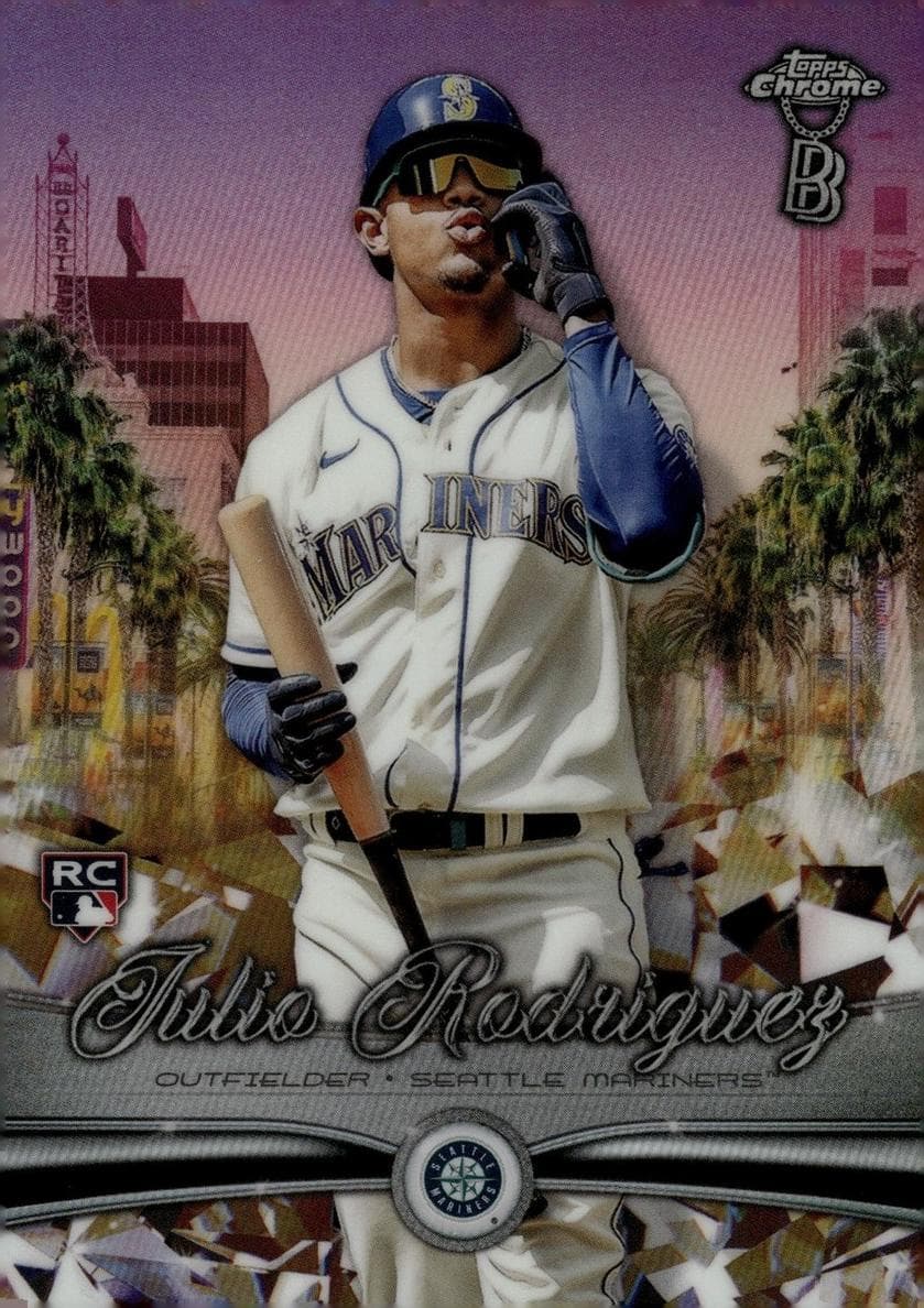 Julio Rodriguez 2022 topps Topps Chrome Ben Baller Edition
