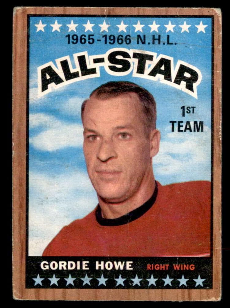 Gordie Howe 1966 topps Topps