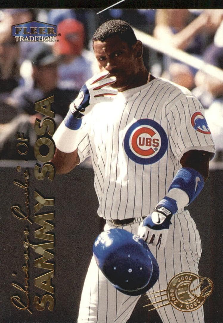 Sammy Sosa 1999 fleer Fleer Tradition