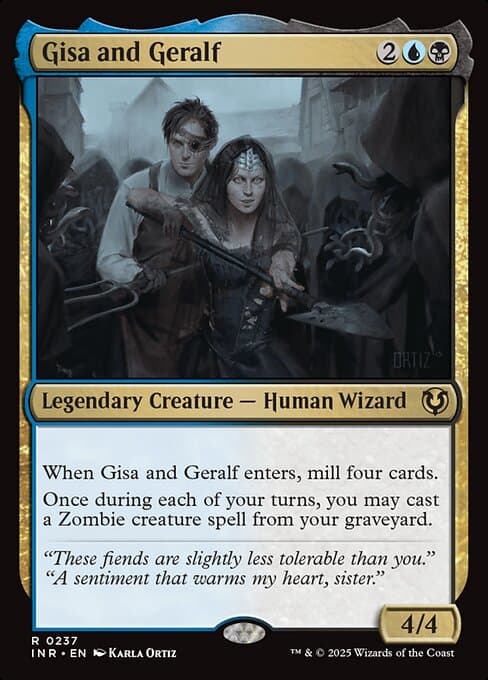 Gisa and Geralf 2016 Magic: The Gathering Eldritch Moon
