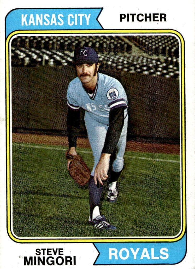 Steve Mingori 1974 topps Topps