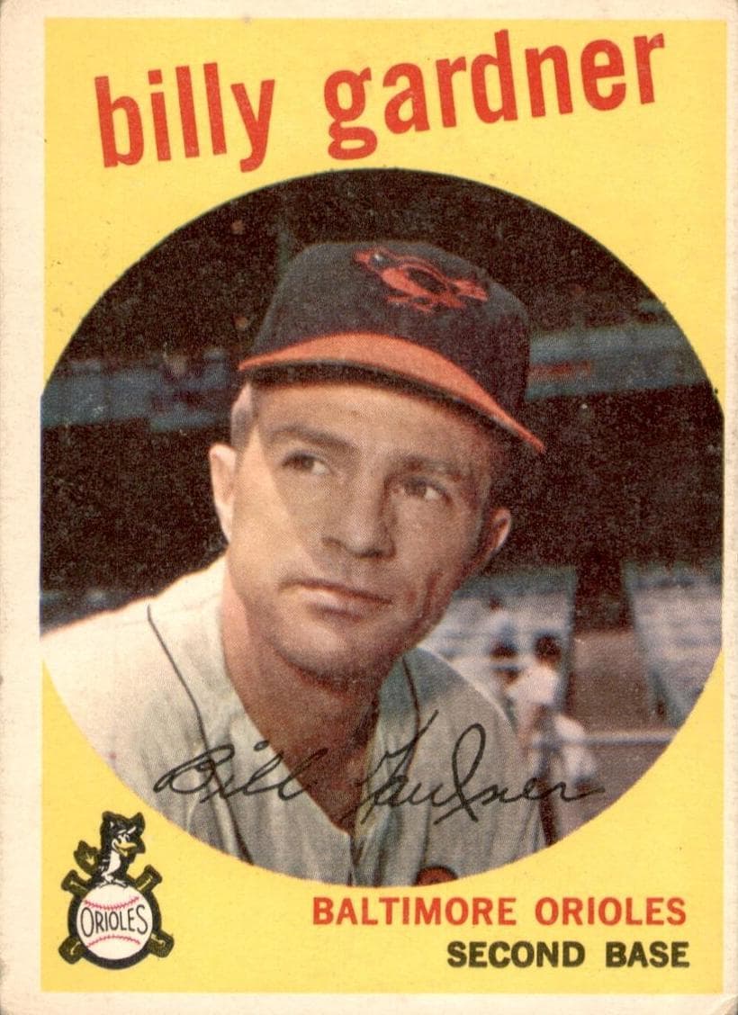 Billy Gardner 1959 topps Topps