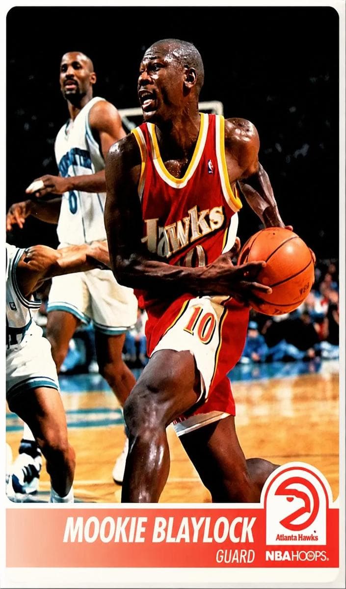 Mookie Blaylock 1994 panini Hoops