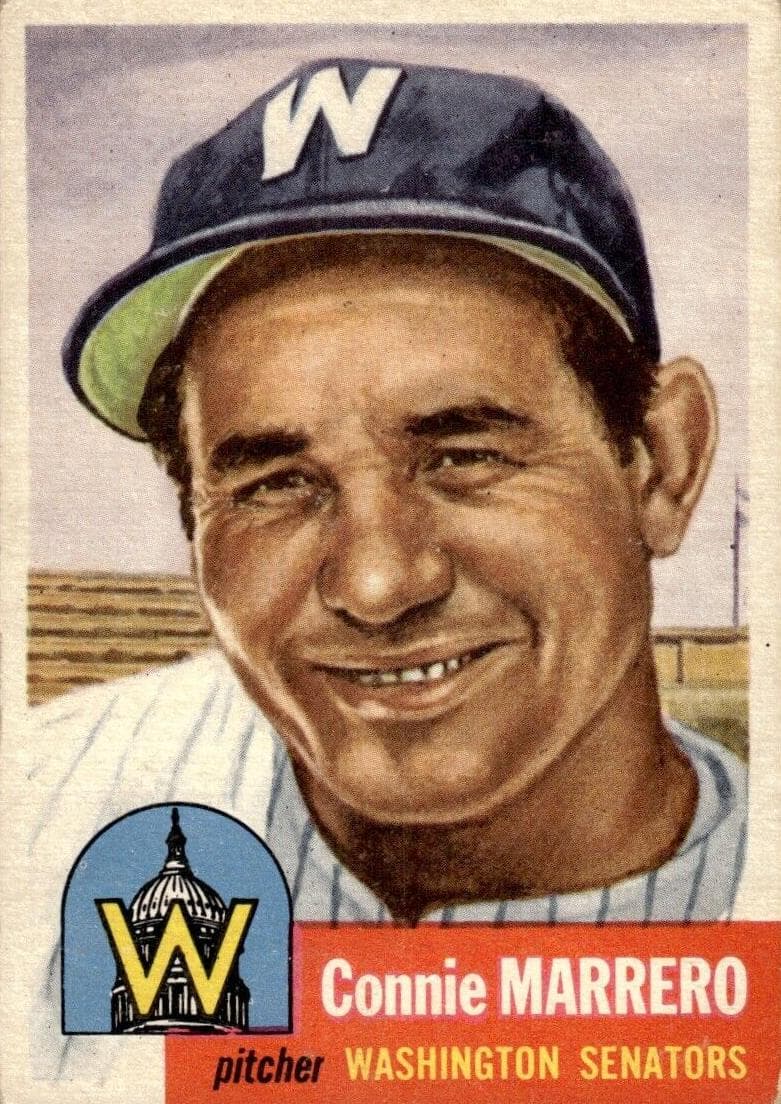 Connie Marrero 1953 topps Topps