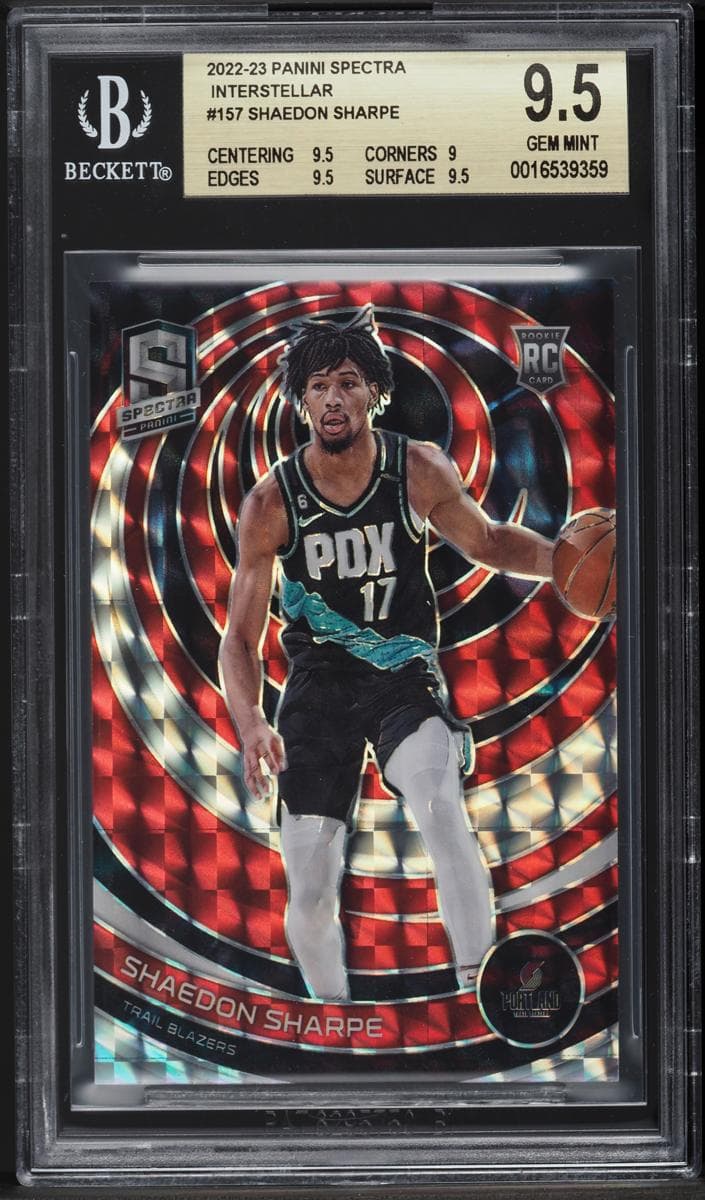 Shaedon Sharpe 2022 panini