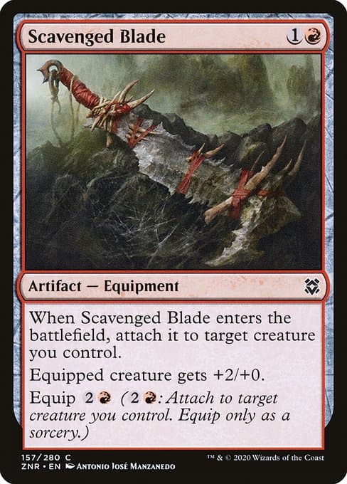 Scavenged Blade 2020 Magic: The Gathering Zendikar Rising