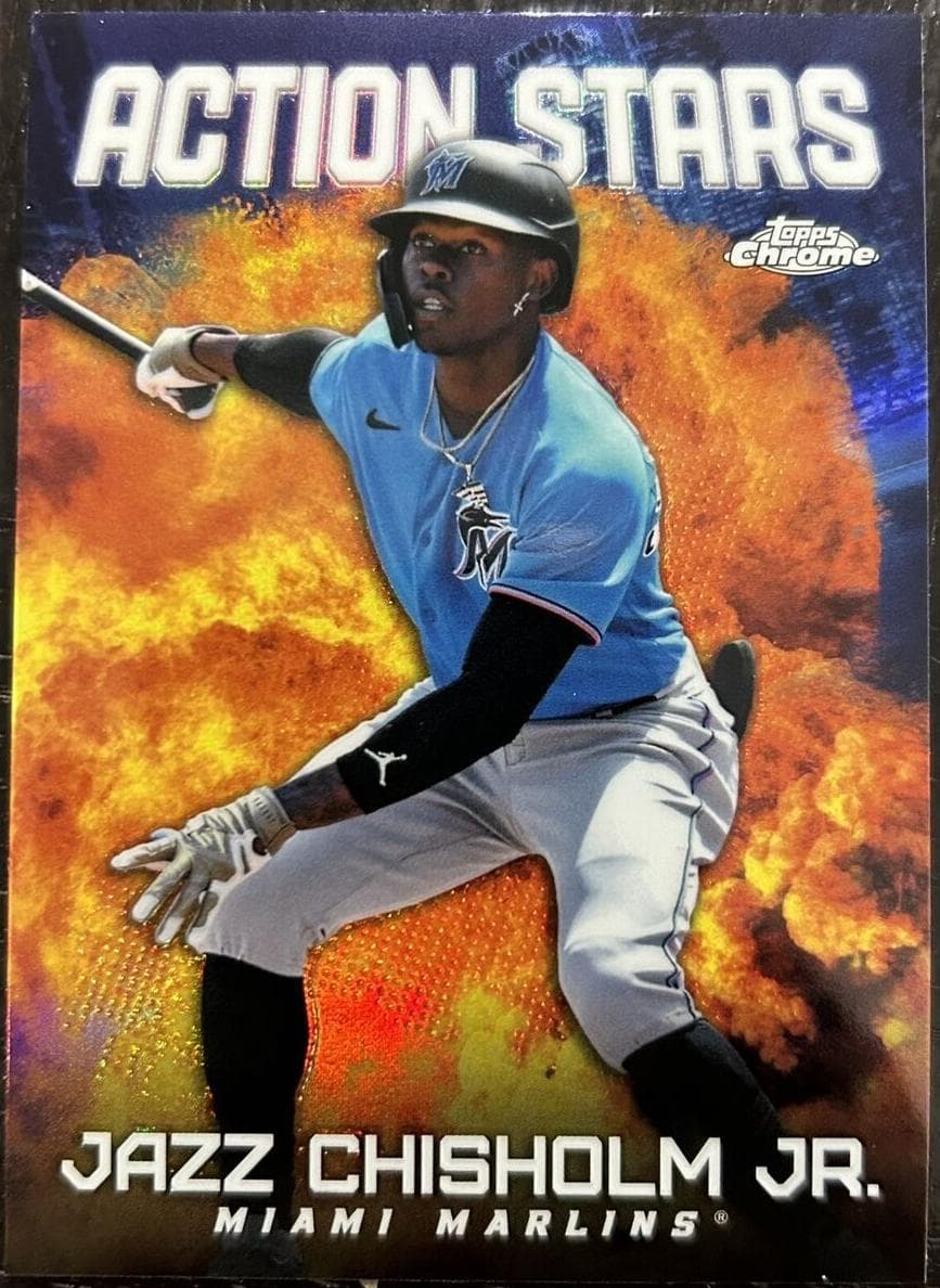 Jazz Chisholm Jr. 2023 topps Topps Chrome Update