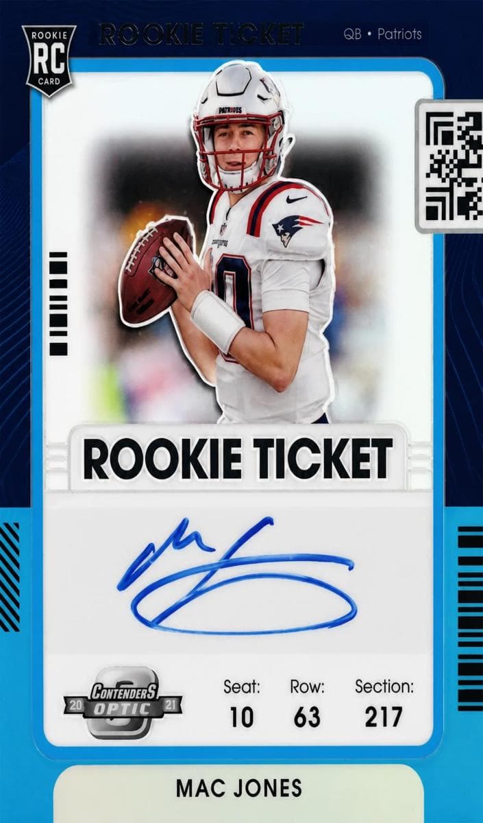 Mac Jones 2021 panini Panini Phoenix