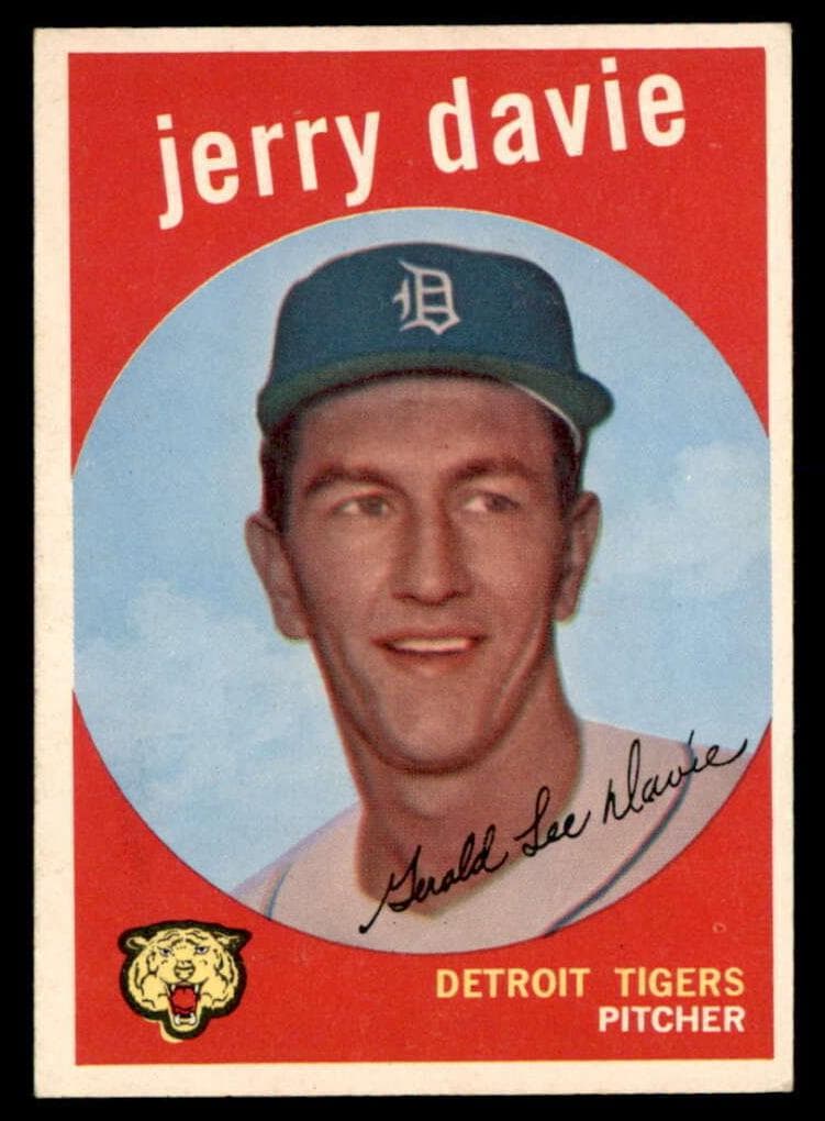 Jerry Davie 1959 topps Topps