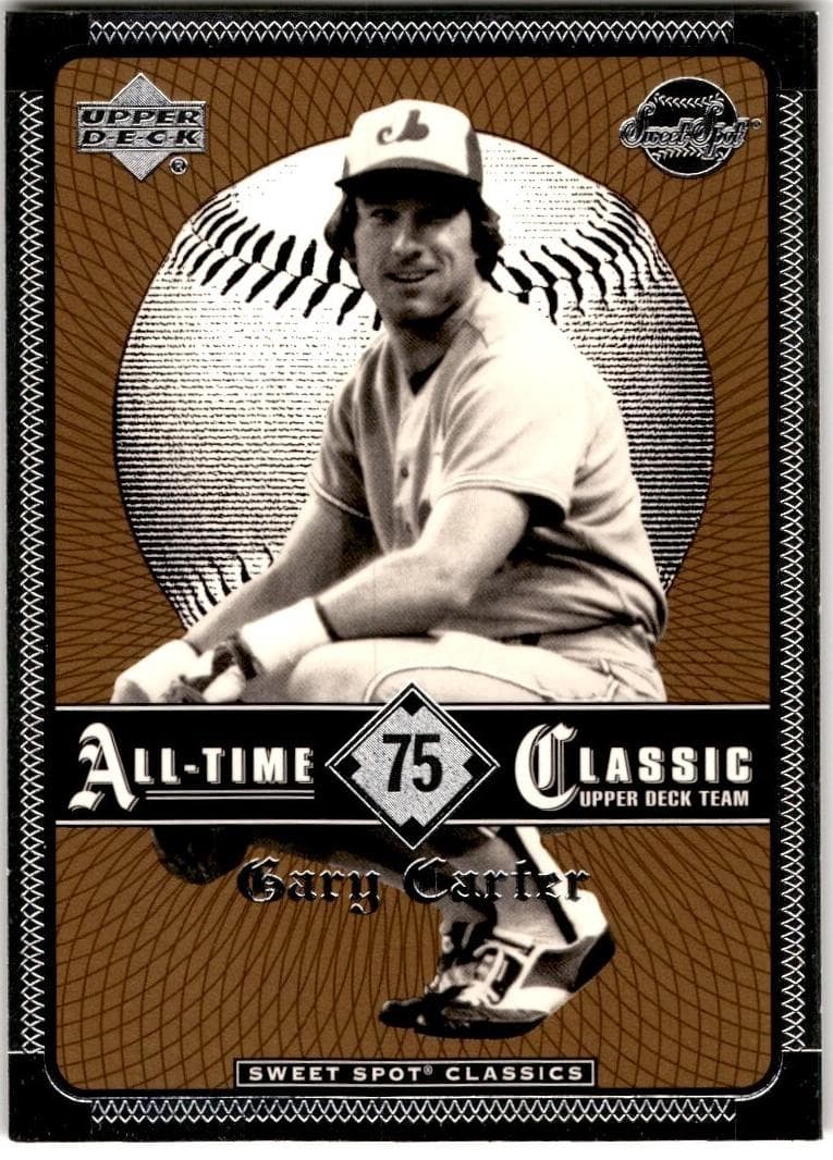 Gary Carter 2002 upper-deck Sweet Spot Classics