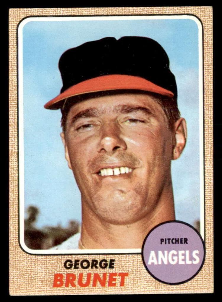 George Brunet 1968 topps Topps