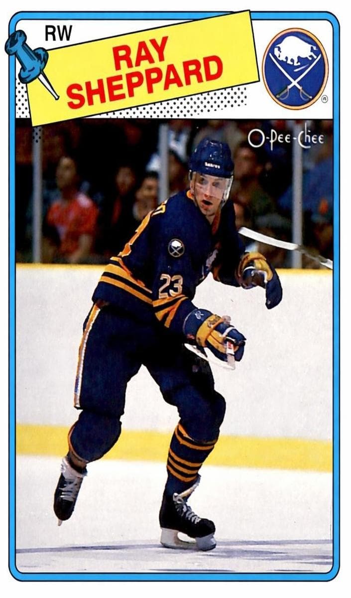 Ray Sheppard trading card