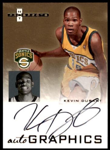 Kevin Durant 2007 fleer Hot Prospects