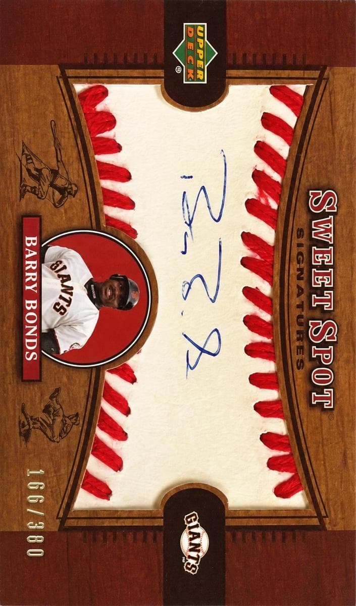 Barry Bonds 2002 unknown SP Authentic