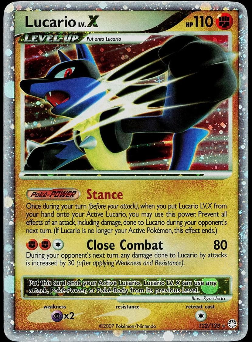 Lucario LV.X #122