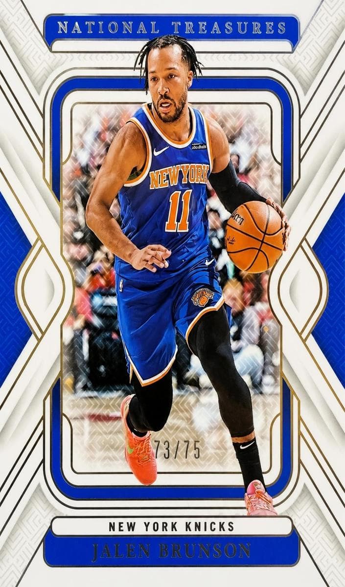 Jalen Brunson 2024 panini Panini National Treasures