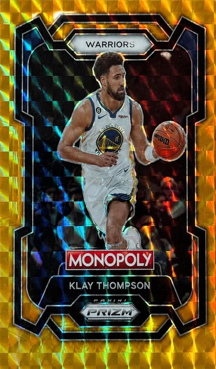 Klay Thompson 2023 panini Panini Prizm Monopoly