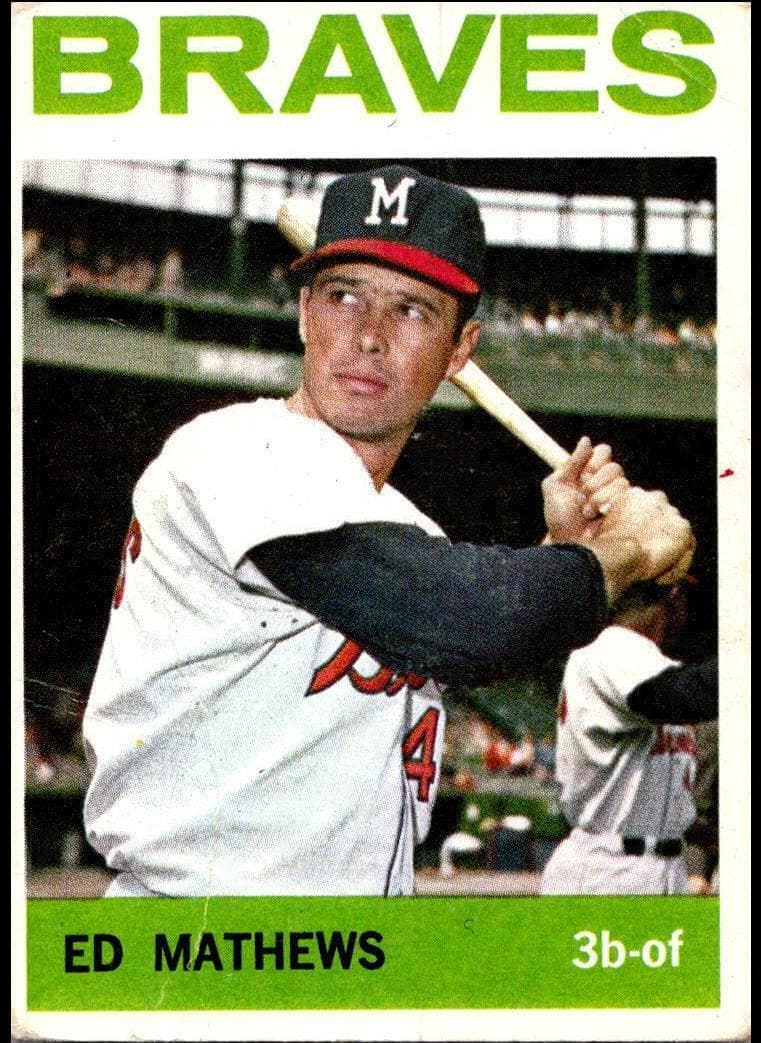 Ed Mathews 1964 topps Topps