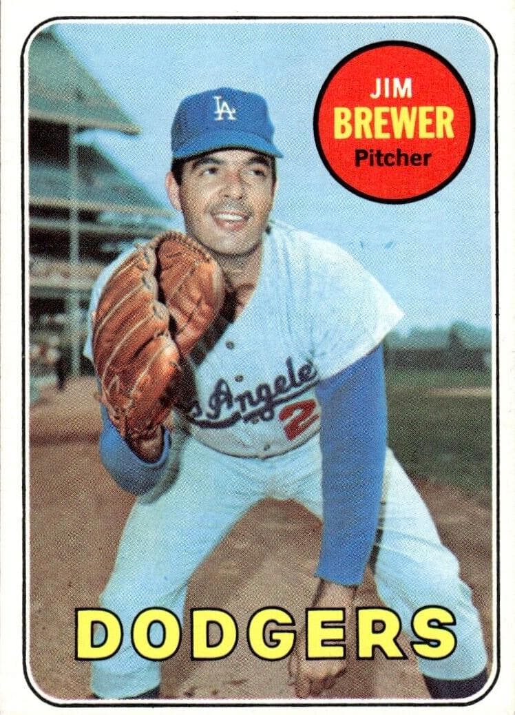 Jim Brewer 1969 topps Topps