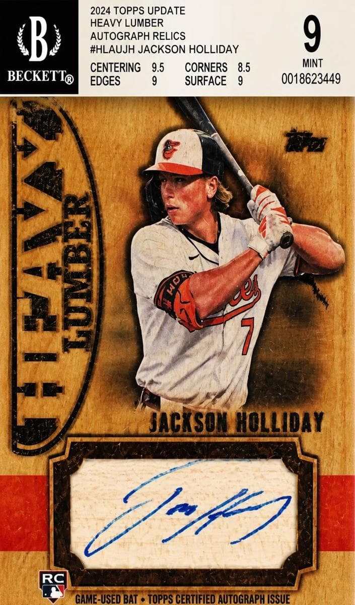 Jackson Holliday 2024 topps Topps Update