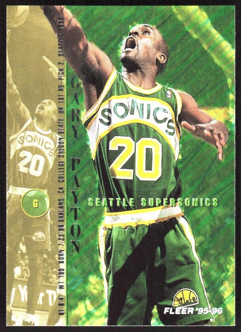 Gary Payton 1995 fleer Fleer
