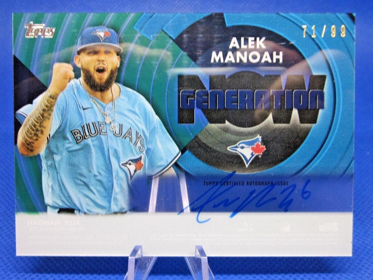 Alek Manoah 2022 topps Topps Clearly Authentic