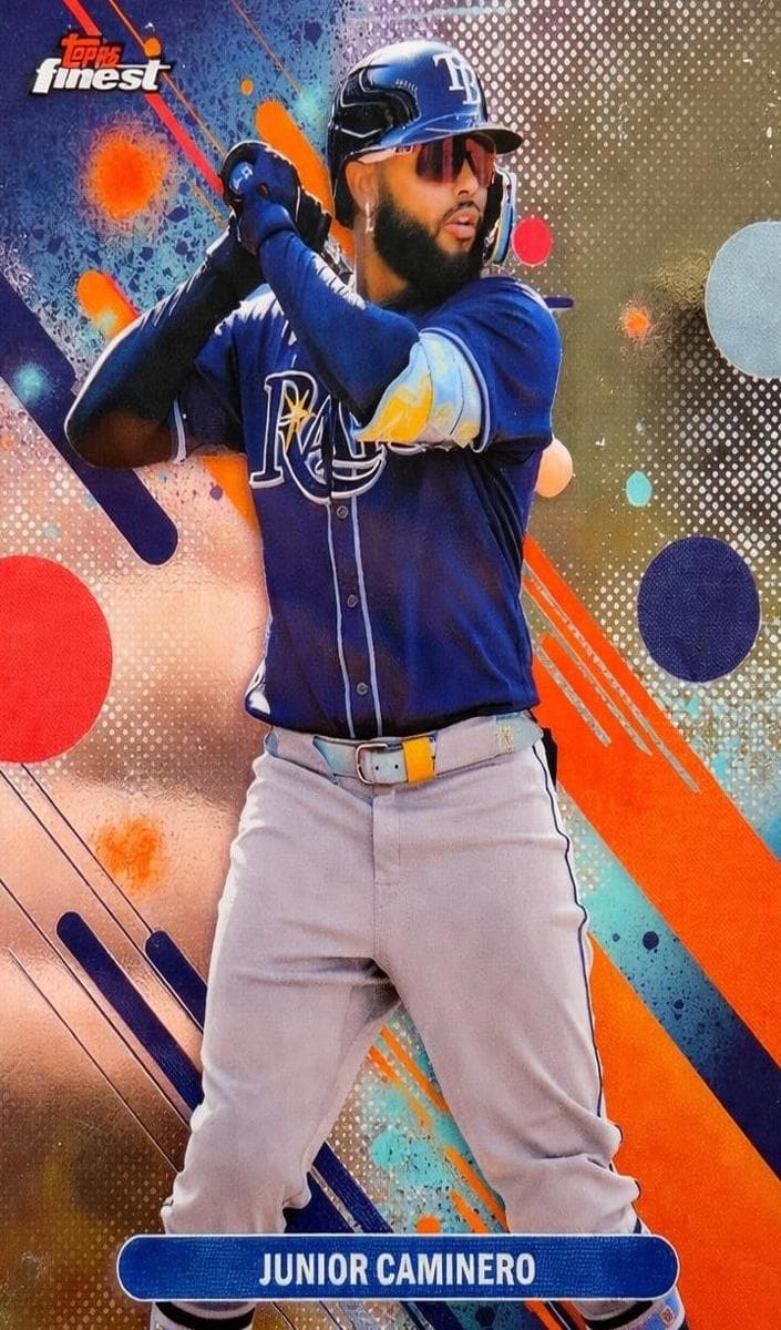 Junior Caminero 2025 topps Topps Finest