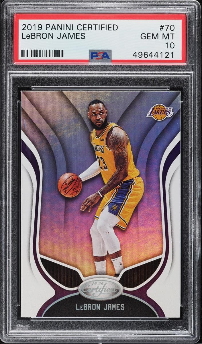 LeBron James 2019 panini