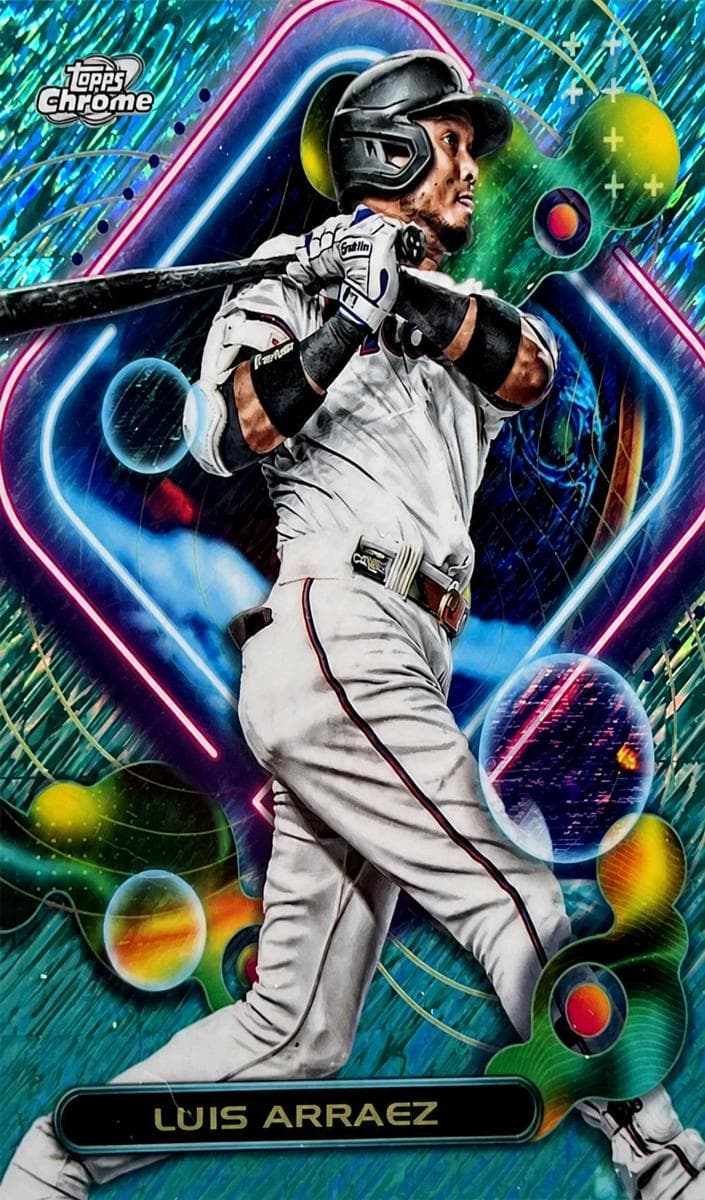 Luis Arraez 2023 topps Topps Cosmic Chrome