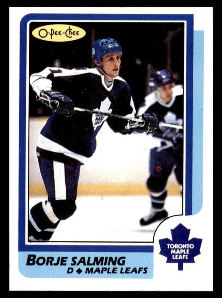 Borje Salming 1986 topps O-Pee-Chee
