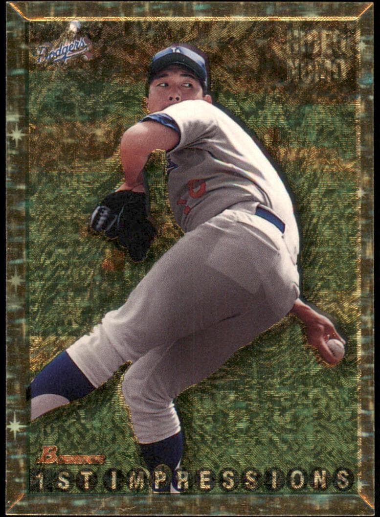 Hideo Nomo 1995 bowman Bowman